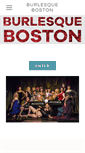 Mobile Screenshot of burlesqueboston.com